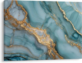 Obraz - Turkusowy marmur (70x50 cm)
