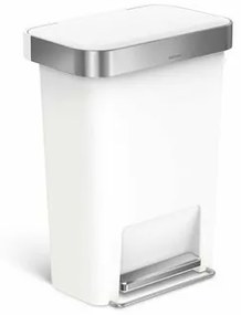 Simplehuman Pojemnik na pedały 45 l, biały