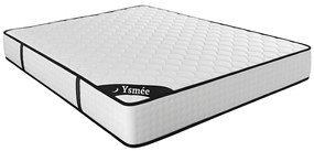 Materac 180 x 200 cm z 7-strefowymi sprężynami kieszeniowymi i pianką memory o grubości 22 cm – LUREAN od YSMÉE