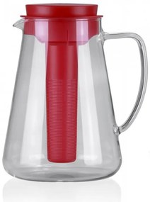 Tescoma Dzban z funkcją zaparzania i chłodzeniaTeo 2,5 l, czerwony