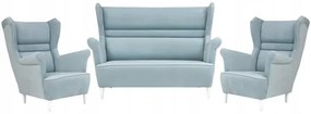 Zestaw wypoczynkowy sofa + 2 fotele Family Meble - DOSTĘPNY OD RĘKI