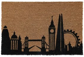 Zewnętrzna wycieraczka kokosowa London, 39 x 53 cm