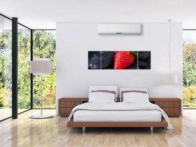 Obraz truskawki (170x50 cm)