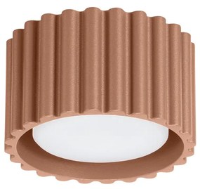 Plafon AURA 1 mocca GX53 ryflowany SOLLUX  LIGHTING