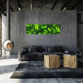 Obraz - Detal liścia (170x50 cm)