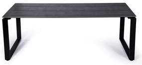 Szary stół ogrodowy Bonami Selection Strong, 210 x 100 cm