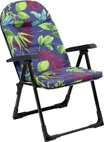 KADAX Leżak ogrodowy Soller 116 x 70 cm "Granat"