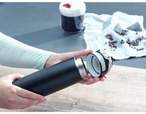 Leifheit Termos z poręczną zakrętką 600 ml, czarny 03271