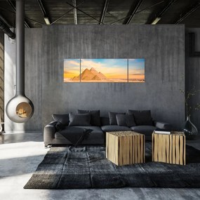 Obraz egipskich piramid (170x50 cm)