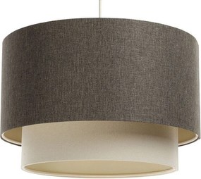 Lampa wisząca ERUTAN DOUBLE 50 szara/kremowa