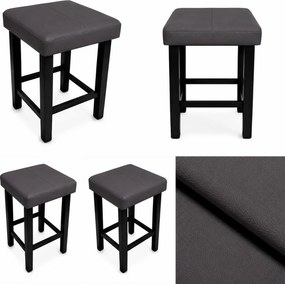 Taboret Klasyk 45cm Stołek Loft Eko-skóra D23