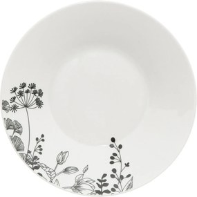 Porcelanowa zastawa dla 6 osób WHITE FLORAL, 18 elementów