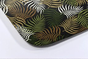 Dywanik antypoślizgowy do łazienki Dywanik antypoślizgowy do łazienki Roślinny wzór