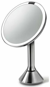 Simplehuman Lusterko kosmetyczne LED Sensor Touch DUAL, 5-krotne powiększenie, matowy srebrny