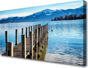 Obraz na płótnie Most nad Fiordem