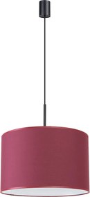 Elegancka burgundowa lampa wisząca z abażurem L4-D79
