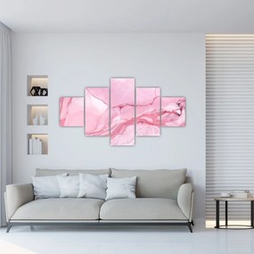 Obraz - Różowy marmur (125x70 cm)