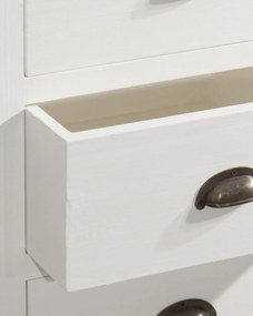 Komoda Brighton 3 szuflady  + 2 drzwi white
