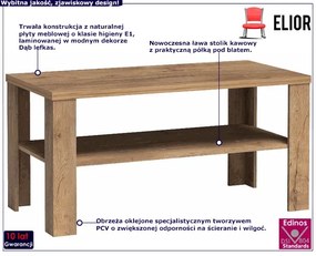 Ława kawowa dąb lefkas - Lorines 14X