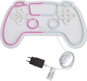 Lampa ścienna neonowa różowo-niebieska z wbudowanym LED - Controller