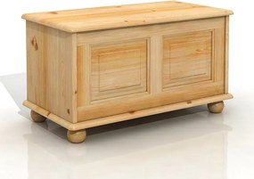 Kufer drewniany na kulach