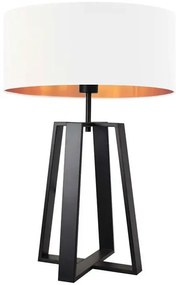 Lampa stołowa glamour na czarnym stelażu - EX966-Shina- 5 kolorów