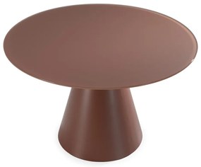 Okrągły stół ze szklanym blatem ø 120 cm Vida – MOME