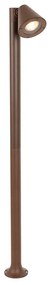 Nowoczesny słup ogrodowy brązowo-rdzawy 100 cm IP44 regulowany - Ciara