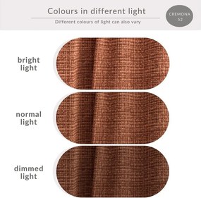 Rozkładany/ze schowkiem narożnik z tkaniny szenilowej (lewostronny/z szezlongiem) w kolorze miedzi Maze – Maison de Rêve