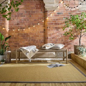 Szaro-jasnobrązowy dywan odpowiedni na zewnątrz 200x290 cm Sisal Look – Flair Rugs