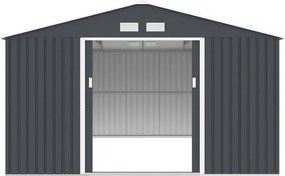 Metalowa szopa ogrodowa "Vegas" - 15 m² - Szara