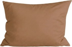 Poszewka na poduszkę z mikrofibry MICROVELLE 50x70 cm, beżowo-brązowy
