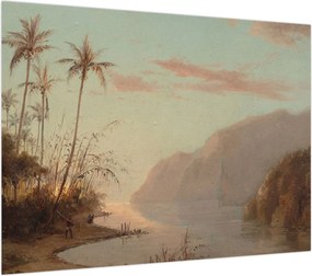 Obraz - Camille Pissarro, A creek in st. Thomas (Virgin Islands), reprodukcje (70x50 cm)