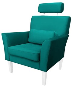 Fotel PIRO MG VELVET morski ATOS