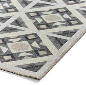 Szary chodnik odpowiedni do prania 76x230 cm Victoria Beige – Think Rugs