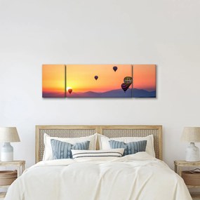 Obraz balonów na ogrzane powietrze (170x50 cm)