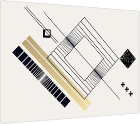 Obraz na szkle - Kształty geometryczne N⁰6 (70x50 cm)