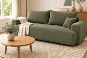 Kanapa Olenn z funkcją spania – nowoczesna sofa z pojemnikiem na pościel do salonu