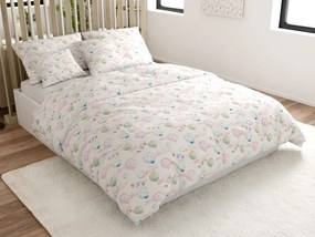 PrzytulneMieszkanie.pl PrzytulneMieszkanie.pl Bawełniana pościel Renforcé BALUNEA biała Rozmiar pościeli: 70 x 90 cm | 140 x 200 cm