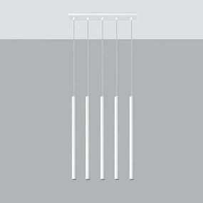 Lampa wisząca PASTELO 5 biała