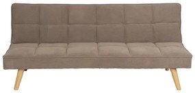 Beżowa rozkładana sofa z tkaniny szenilowej 175 cm – Ixia