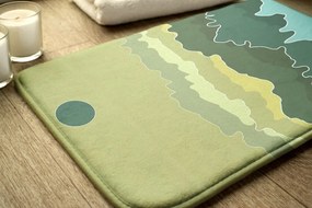 Dywanik antypoślizgowy do łazienki Dywanik antypoślizgowy do łazienki Góry Abstrakcja