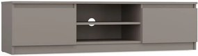 Nowoczesna szafka RTV glina Amida 3X 140 cm