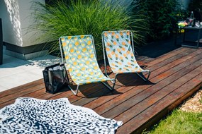 Składane leżak plażowy SAND LEMON, kolorowy