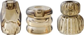 Szklane świeczniki zestaw na świeczkę typu tealight 3 szt. – House Nordic