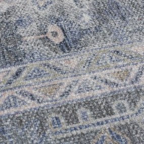Zielony dywan z mieszanki włókien z recyklingu odpowiedni do prania 80x150 cm Windsor – Flair Rugs