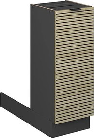 Wyspa kuchenna panel dębowy 30x70x82 fame-line