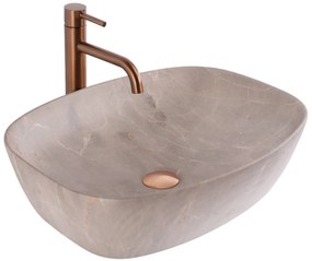 Umywalka nablatowa Rea Freja Beige