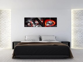 Obraz abstrakcji (170x50 cm)