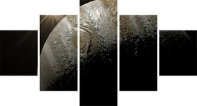 Obraz planety w kosmosie (125x70 cm)